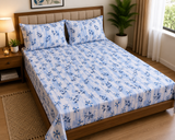 Single Size Printed Bedsheet with 2 Pillow Covers - M.R. Saree Emporium