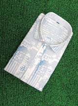 Premium Designer Printed Shirt - Abstract Pattern - M.R. Saree Emporium