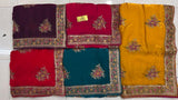 Premium Heavy Embroidery Designer Saree Set Of 5 Colors – Wedding & Festive Collection-M.R. Saree Emporium