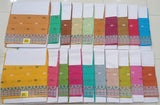 Cotton Traditional Mustard Gold Saree with Designer Woven Border-20 Pcs Set.