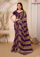 Subhash Saanjh Saree Collection - Designer Printed Saree 24 Pcs Set