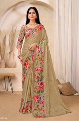 Subhash Saanjh Saree Collection - Designer Printed Saree 24 Pcs Set
