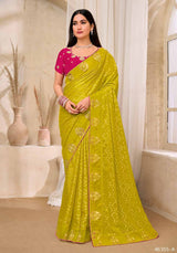 Subhash Saanjh Saree Collection - Designer Printed Saree 24 Pcs Set