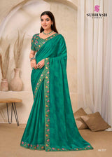 Subhash Saanjh Saree Collection - Designer Printed Saree 24 Pcs Set