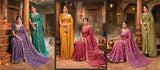 Antra Florina Premium Fancy Silk Designer Saree - 6 PCS Wholesale Set