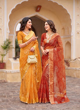 Antra Sargam Vol-4 Premium Fancy Silk Designer Saree - 4 PCS Wholesale Set