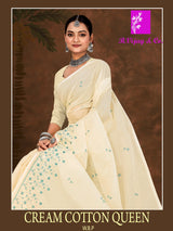 CREAM COTTON QUEEN W.B.P (BVC)