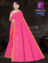 Achal Vol-3 Cotton Saree with Elegant Print Work – 8 Pcs Set -M.R. Saree Emporium
