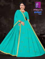 Achal Vol-3 Cotton Saree with Elegant Print Work – 8 Pcs Set -M.R. Saree Emporium