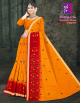 Kumkum Shree Padding W.B.P Cotton Saree – 8 Pcs Set-Wholesale-M.R. Saree Emporium