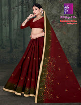 Kumkum Shree Padding W.B.P Cotton Saree – 8 Pcs Set-Wholesale-M.R. Saree Emporium