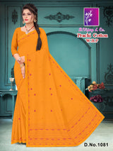 B. Vijay & Co. Prachi Cotton W.B.P Saree 8 Pcs Set -Pure Cotton Daily Wear Collection – M.R. Saree Emporium