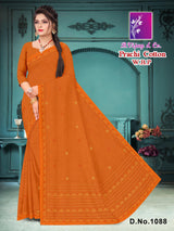 B. Vijay & Co. Prachi Cotton W.B.P Saree 8 Pcs Set -Pure Cotton Daily Wear Collection – M.R. Saree Emporium