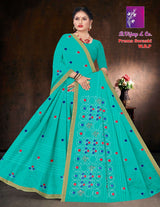 Prema Soraski W.B.P Cotton Saree with Elegant Work – 8 Pcs Set -M.R. Saree Emporium