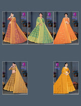 Royal Border Pure Cotton Saree – Traditional Elegant Collection-5 Pcs Set-M.R. Saree Emporium