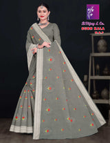 Pure Cotton Subh Kala W.B.P Saree with Traditional Motif Print & Elegant Border Daily to Festive Wear-M.R. Saree Emporium