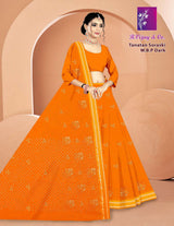 B. Vijay & Co. Tanatan Soraski W.B.P Dark Cotton Saree – 8 Pcs Set -M.R. Saree Emporium