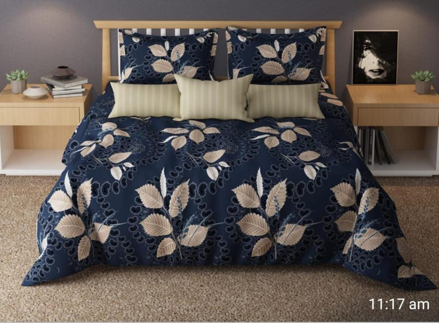 BMW Double Bed Bedsheet-16