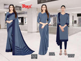 Satyam Kimaya Printed Saree, Shivam Kimaya Dyed Saree & Sundaram Suit Set Combo – Uniform & Daily Wear Collection-Wholesale by M.R. Saree Emporium