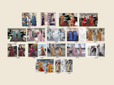 Bansi Uniform Silk Touch Crepe Fancy Print Saree with Printed Border – Office & Staff Uniform Wholesale-M.R. Saree Emporium