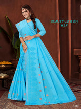 Beauty Cotton Work Saree W.B.P – Set of 8 Pcs -M.R. Saree Emporium