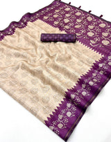 RajYog Charvi Tusser Saree Wholesale M.R. Saree Emporium