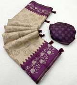 RajYog Charvi Tusser Saree Wholesale M.R. Saree Emporium