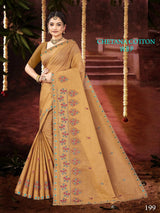 Chetna Cotton Work Saree W.B.P – Set of 8 Pcs -M.R. Saree Emporium
