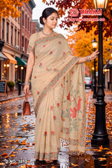 Cotton Culture-130 Premium Cotton Saree - 4 Pcs Set