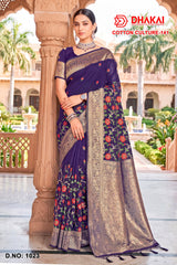 Cotton Culture-141 Premium Cotton Designer Saree - 4 Pcs Wholesale Set