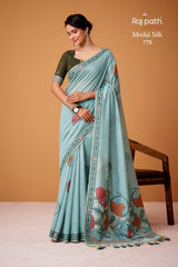 Women's Jamdani Cotton Saree - Premium Floral Designer Saree