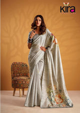 Kira Kasheeda Silk Saree - Pure Tussar Silk with Kasheeda Work & Designer Blouse - Single & 08 Pcs Set Available - M.R. Saree Emporium