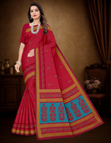 Dhamaka Cotton Designer Printed Soft Cotton Saree 10 Pcs Set – M.R. Saree Emporium