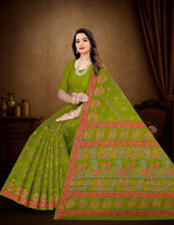 Dhamaka Cotton Designer Printed Soft Cotton Saree 10 Pcs Set – M.R. Saree Emporium