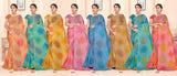 Ekstree Chanchal Printed Traditional Saree – Soft Elegant Wedding & Festive Wear (8 Pcs Set) -M.R. Saree Emporium