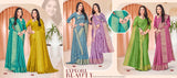 Ekstree Heeriye Moss Chiffon Fancy Print Saree With Rich Border – 6 Pcs Set Wholesale Collection-M.R. Saree Emporium