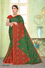 Cocknet Fabric Solo Pattern Printed Saree – Colourful Traditional Collection (8 Pcs Set)-M.R.Saree Emporium