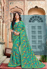 Joganiya-3 Designer Printed Saree 8 Pcs Set - Elegant Traditional Print Saree Collection - M.R. Saree Emporium