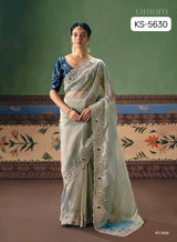 Premium Fancy Designer Saree with Hand Work & Embroidery Blouse