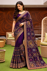 Heavy Embroidery Traditional Saree Set Of 5 Colors – Designer Festival Wear Collection-M.R. Saree Emporium