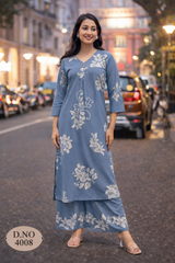 Kadlee Heer Vol-2 Rayon Printed Kurti Set - Top & Bottom 6 Designer Collection - M.R. Saree Emporium