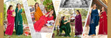 Kayaan Latest News Simmer Chiffon Saree 8 Pcs Set Wholesale - Fancy Designer Sarees – M.R. Saree Emporium