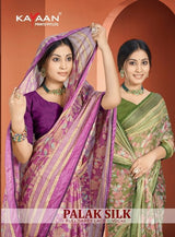 Kayaan Palak Silk Vol-43 Moss Chiffon Saree 8 Pcs Set Wholesale - Fancy Designer Printed Sarees – M.R. Saree Emporium