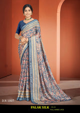 Kayaan Palak Silk Vol-43 Moss Chiffon Saree 8 Pcs Set Wholesale - Fancy Designer Printed Sarees – M.R. Saree Emporium