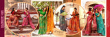 Kayaan Rainbow Jari Vol 01 Chiffon Saree 8 Pcs Set