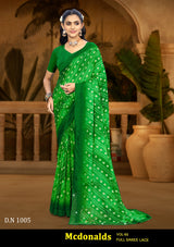 Kayaan Mcdonalds Vol-65 Chiffon Saree Set (8 Pcs) Printed Lace Border Daily Wear - M.R. Saree Emporium