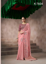 Kira Kora Silk Saree Set 6 Pcs Designer Collection