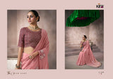 Kira Kora Silk Saree Set 6 Pcs Designer Collection