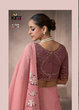 Kira Kora Silk Saree Set 6 Pcs Designer Collection