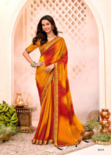 Krishnaleela Patrani Fancy Print Saree – Set of 8 Pcs -M.R. Saree Emporium